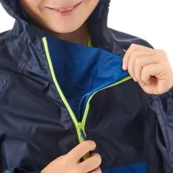 Chubasquero Montaña Y Trekking 1/2 Cremallera Niños 7-15 Años Quechua MH100 Azul 11 Chubasquero Montaña Y Trekking 1/2 Cremallera Niños 7-15 Años Quechua MH100 Azul -tienda de equipos de fitness chubasquero montaa y trekking 12 cremallera nios 7 15 aos quechua mh100 azul 9