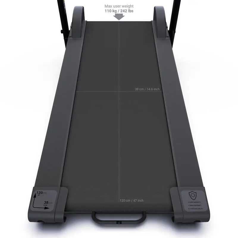 Cinta De Andar Plegable Domyos W100 Sin Motor 7 Cinta De Andar Plegable Domyos W100 Sin Motor - Imagen 5