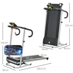 Cinta De Correr HOMCOM Negro Y Gris 120,5x60x116 Cm 7 Cinta De Correr HOMCOM Negro Y Gris 120,5x60x116 Cm -tienda de equipos de fitness cinta de correr homcom negro y gris 1205x60x116 cm 2