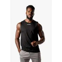 AESTHETIC WOLF Core Camiseta Sin Mangas - Fitness - Hombre - Negro