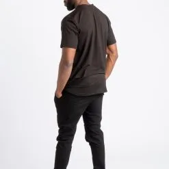 AESTHETIC WOLF Core Scoop Camiseta - Fitness - Hombre - Negro -tienda de equipos de fitness core scoop camiseta fitness hombre negro 3