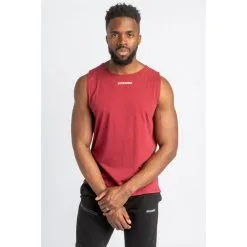 AESTHETIC WOLF Core Scoop Camiseta Sin Mangas - Fitness - Hombre - Roja