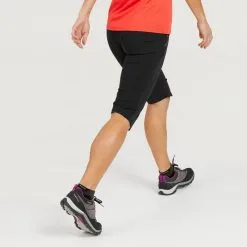 Corsario De Montaña Y Trekking Mujer Quechua MH500 Negro -tienda de equipos de fitness corsario de montaa y trekking mujer quechua mh500 negro 1