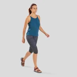 Corsario De Montaña Y Trekking Mujer Quechua NH500 Gris -tienda de equipos de fitness corsario de montaa y trekking mujer quechua nh500 gris 2