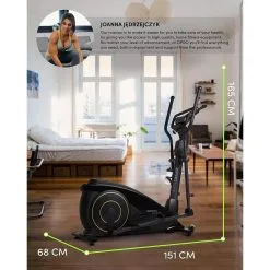 Entrenador Elíptico Electromagnético Zipro Dunk Gold IConsole+ -tienda de equipos de fitness entrenador eliptico electromagnetico zipro dunk gold iconsole 1