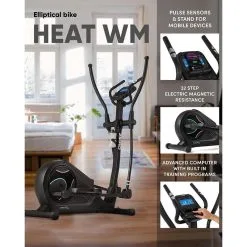 Entrenador Elíptico Electromagnético Zipro Heat WM IConsole+ -tienda de equipos de fitness entrenador eliptico electromagnetico zipro heat wm iconsole 2