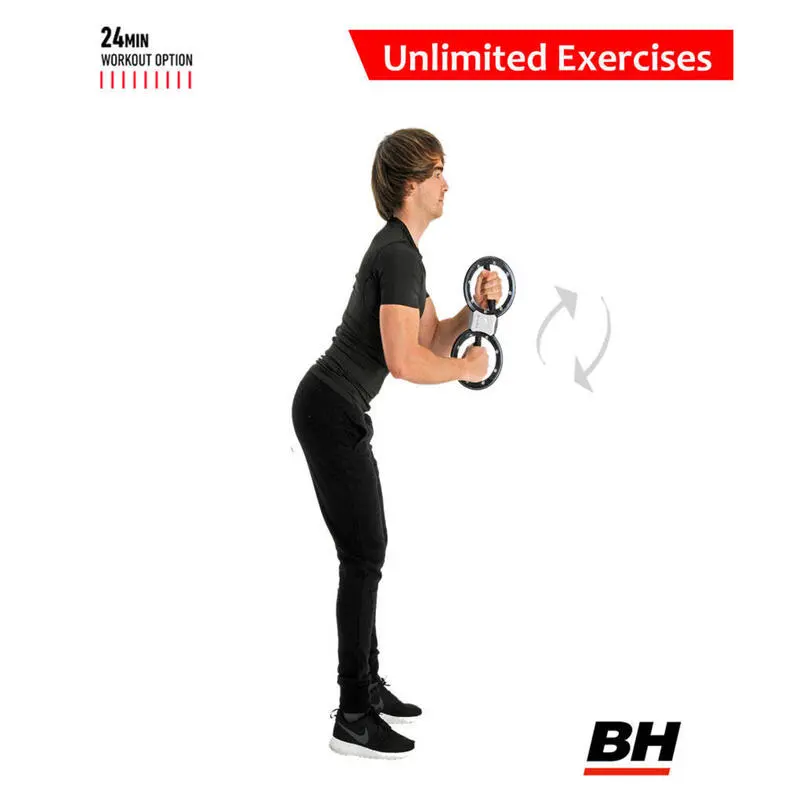 BH Fitness Entrenamiento De Intensidaad HIIT Unlimited 8 Lbs DB300 Tonificador Peso 4Lbs 5 BH Fitness Entrenamiento De Intensidaad HIIT Unlimited 8 Lbs DB300 Tonificador Peso 4Lbs - Imagen 3