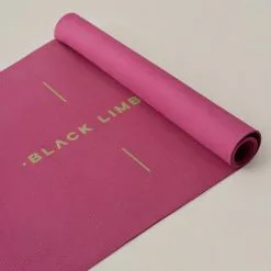 Esterilla De Yoga Antideslizante Black Limba Goa Lila -tienda de equipos de fitness esterilla de yoga antideslizante black limba goa raspberry