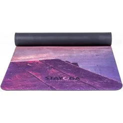 STAYOGA Esterilla De Yoga Bikram Suede Sunset - Para Bikram (Hot Yoga). Ante Orgánico -tienda de equipos de fitness esterilla de yoga bikram suede sunset para bikram hot yoga ante organico 2