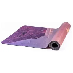 STAYOGA Esterilla De Yoga Bikram Suede Sunset - Para Bikram (Hot Yoga). Ante Orgánico