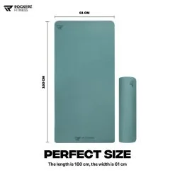 Rockerz Fitness Esterilla De Yoga - Esterilla De Fitness Antideslizante -tienda de equipos de fitness esterilla de yoga esterilla de fitness antideslizante 2