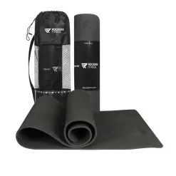 Rockerz Fitness Esterilla De Yoga - Esterilla De Fitness Antideslizante -tienda de equipos de fitness esterilla de yoga esterilla de fitness antideslizante negro