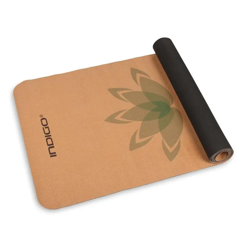 INDIGO SPORTS Esterilla De Yoga Y Fitness GOMA Y CORCHO INDIGO 173* 61* 0,3 Cm Marrón- Negro 3 INDIGO SPORTS Esterilla De Yoga Y Fitness GOMA Y CORCHO INDIGO 173* 61* 0,3 Cm Marrón- Negro