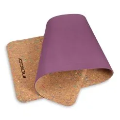 INDIGO SPORTS Esterilla De Yoga Y Fitness TPE Y CORCHO INDIGO 173* 61* 0,6 Cm Marrón- Violeta -tienda de equipos de fitness esterilla de yoga y fitness tpe y corcho indigo 173 61 06 cm marron violeta 2