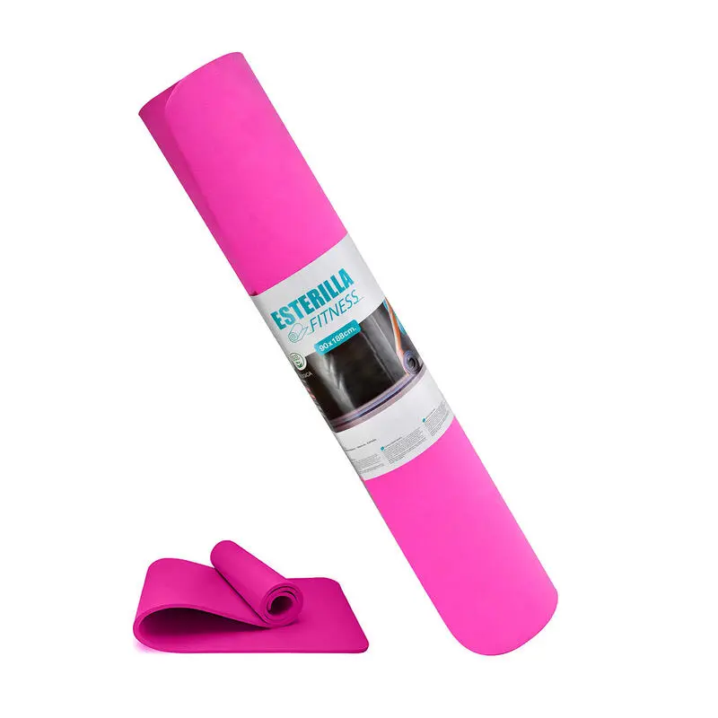 Esterilla Yoga 188x61 Cm 7 Mm Grosor Fitness Tech Rosa 4 Esterilla Yoga 188x61 Cm 7 Mm Grosor Fitness Tech Rosa - Imagen 2