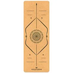 YOGATERRAE Esterilla Yoga De Corcho Y Caucho Natural + Correa + Bolsa De Transporte -tienda de equipos de fitness esterilla yoga de corcho y caucho natural correa bolsa de transporte 3