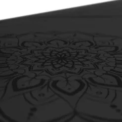 YOGATERRAE Esterilla Yoga Negro PU Y Caucho Natural MANDALA LINEA DE CUERPO -tienda de equipos de fitness esterilla yoga negro pu y caucho natural mandala linea de cuerpo 2
