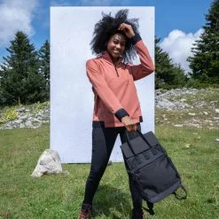 Forro Polar De Montaña Y Trekking Con Capucha Mujer Quechua MH500 Violeta 13 Forro Polar De Montaña Y Trekking Con Capucha Mujer Quechua MH500 Violeta -tienda de equipos de fitness forro polar de montaa y trekking con capucha mujer quechua mh500 naranja