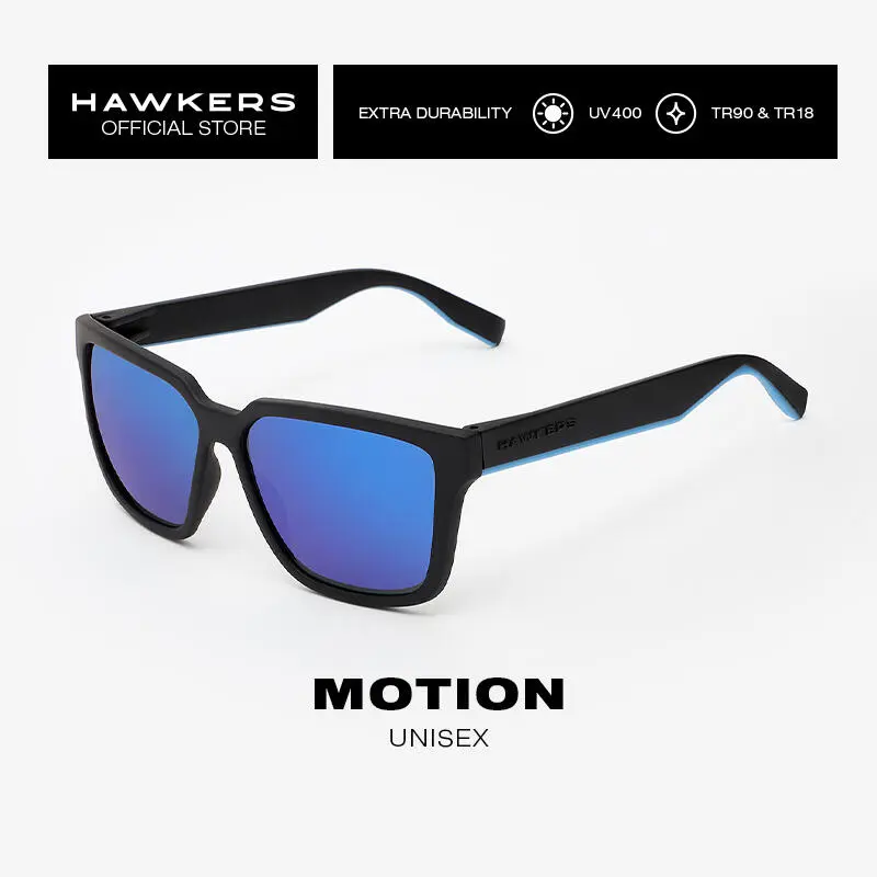 HAWKERS Gafas De Sol Para Hombres Y Mujeres MOTION Carbon Black Sky 3 HAWKERS Gafas De Sol Para Hombres Y Mujeres MOTION Carbon Black Sky