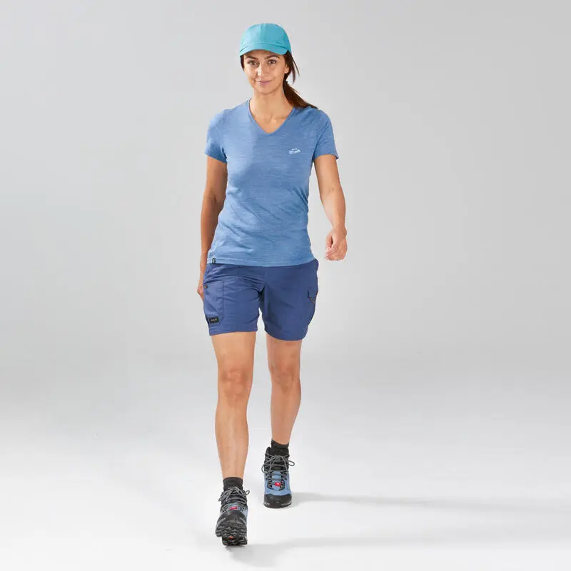 Forclaz Gorra De Trekking Viaje Travel100 Turquesa 6 Forclaz Gorra De Trekking Viaje Travel100 Turquesa - Imagen 4