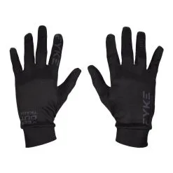 FYKE Guantes De Lana Merino Para Correr Negro/Azul