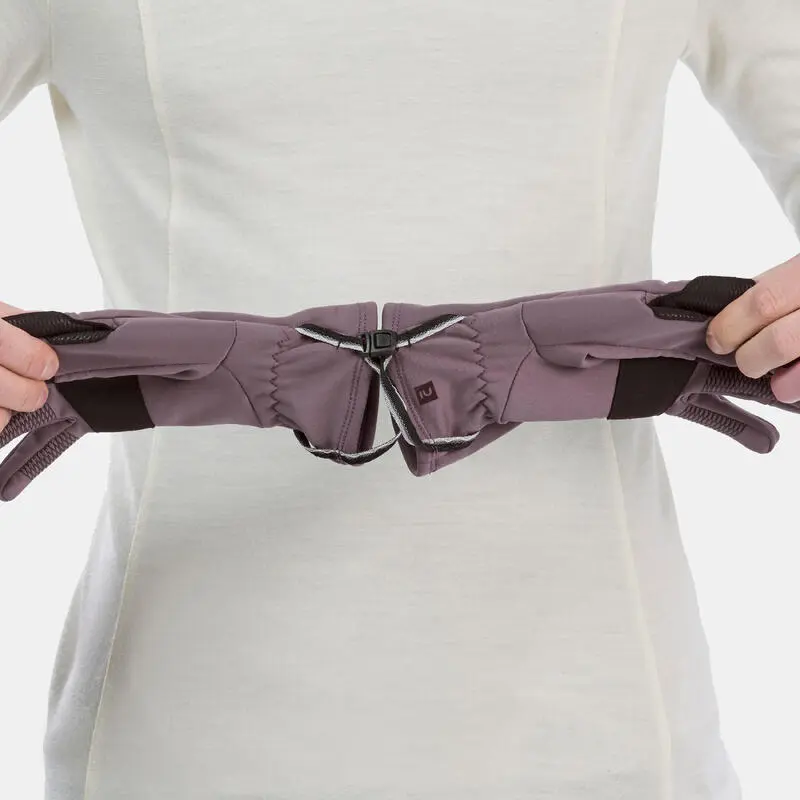 Guantes De Montaña Y Trekking Táctiles Adulto Forclaz MT500 Gris 4 Guantes De Montaña Y Trekking Táctiles Adulto Forclaz MT500 Gris - Imagen 2