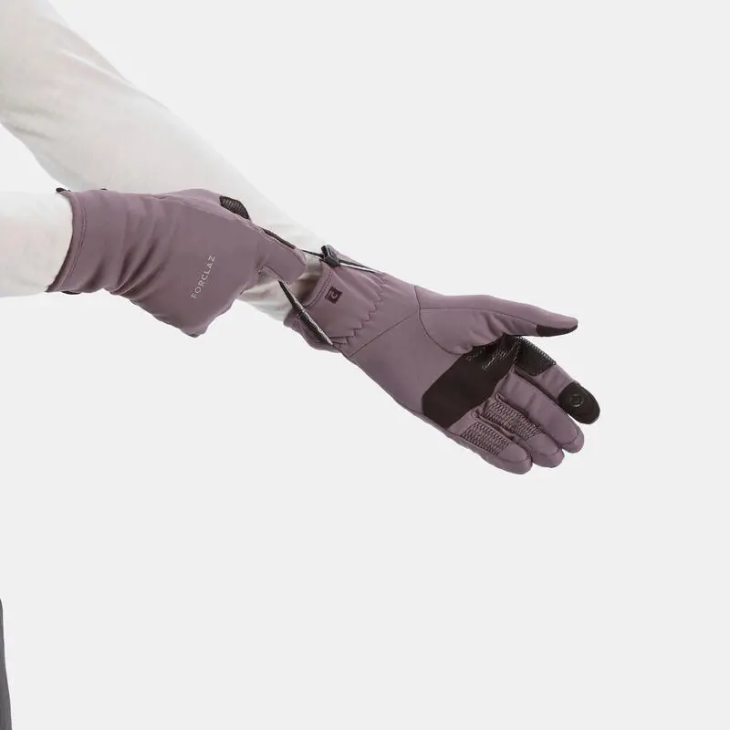 Guantes De Montaña Y Trekking Táctiles Adulto Forclaz MT500 Gris 5 Guantes De Montaña Y Trekking Táctiles Adulto Forclaz MT500 Gris - Imagen 3