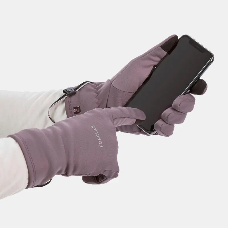 Guantes De Montaña Y Trekking Táctiles Adulto Forclaz MT500 Gris 6 Guantes De Montaña Y Trekking Táctiles Adulto Forclaz MT500 Gris - Imagen 4