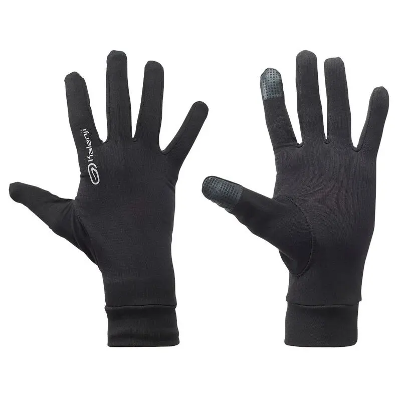 Kalenji GUANTES TÁCTILES RUNNING 100 NEGRO 3 Kalenji GUANTES TÁCTILES RUNNING 100 NEGRO