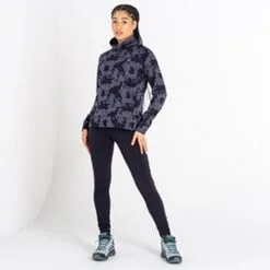 Dare 2b Jersey Offline Estampado Reflectante Para Mujer Negro -tienda de equipos de fitness jersey offline estampado reflectante para mujer negro 2