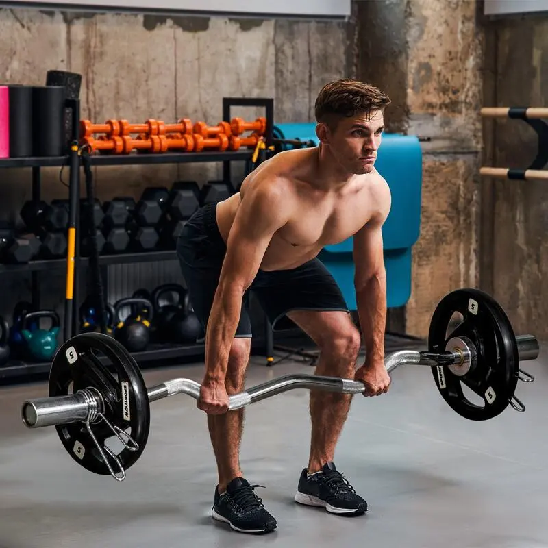 Juego De 2 Discos De Pesas Olímpicas 5 Kg SPORTNOW Ø24x3,5 Cm Negro 4 Juego De 2 Discos De Pesas Olímpicas 5 Kg SPORTNOW Ø24x3,5 Cm Negro - Imagen 2