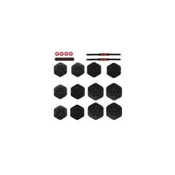 CLOVER FITNESS Juego De Mancuernas Hexagonales 25 Kg. -tienda de equipos de fitness juego de mancuernas hexagonales 25 kg 3