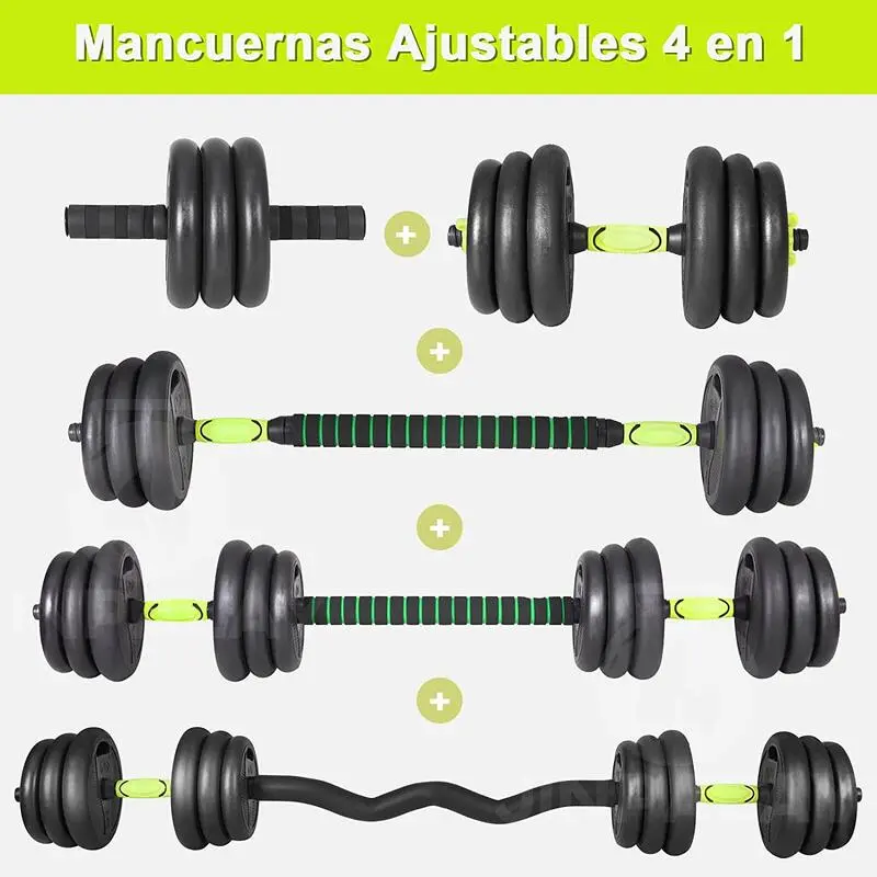 OZIO FITNESS Juego Kit 20 Kg De Mancuernas 4 En 1 MultiFit 4 OZIO FITNESS Juego Kit 20 Kg De Mancuernas 4 En 1 MultiFit - Imagen 2