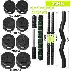 OZIO FITNESS Juego Kit 30 Kg De Mancuernas 4 En 1 MultiFit -tienda de equipos de fitness juego kit 30 kg de mancuernas 4 en 1 multifit 2