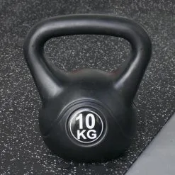 IVOL Kettlebell 10 Kg - Plástico - Para Uso Interior Y Exterior - Negro -tienda de equipos de fitness kettlebell 10 kg plastico para uso interior y exterior negro 4
