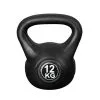 IVOL Kettlebell 12 Kg - Plástico - Para Uso Interior Y Exterior - Negro