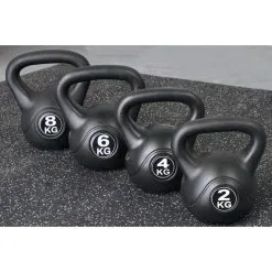 IVOL Kettlebell 2 Kg - Plástico - Para Uso Interior Y Exterior - Negro -tienda de equipos de fitness kettlebell 2 kg plastico para uso interior y exterior negro 4