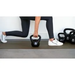 IVOL Kettlebell 4 Kg - Plástico - Para Uso Interior Y Exterior - Negro -tienda de equipos de fitness kettlebell 4 kg plastico para uso interior y exterior negro 2
