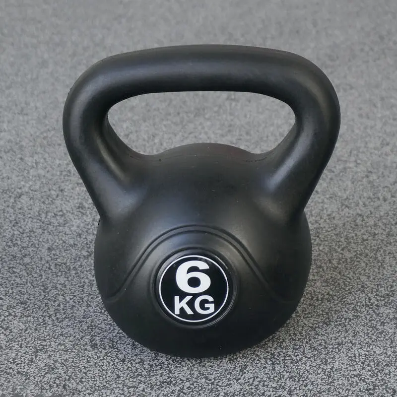IVOL Kettlebell 6 Kg - Plástico - Para Uso Interior Y Exterior - Negro 4 IVOL Kettlebell 6 Kg - Plástico - Para Uso Interior Y Exterior - Negro - Imagen 2