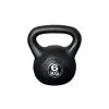 IVOL Kettlebell 6 Kg - Plástico - Para Uso Interior Y Exterior - Negro