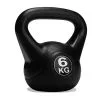 Virtufit Kettlebell - Cloruro De Polivinilo - 6Kg - Negro -tienda de equipos de fitness kettlebell cloruro de polivinilo 6kg negro
