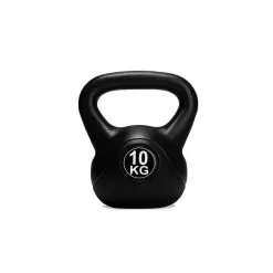 Virtufit Kettlebell - Cloruro De Polivinilo - Negro - 10 Kg -tienda de equipos de fitness kettlebell cloruro de polivinilo negro 10 kg 1