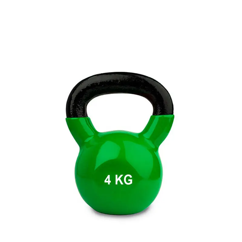 YOURFIT KETTLEBELLS EN VINILO - 4kg 4 YOURFIT KETTLEBELLS EN VINILO - 4kg - Imagen 2