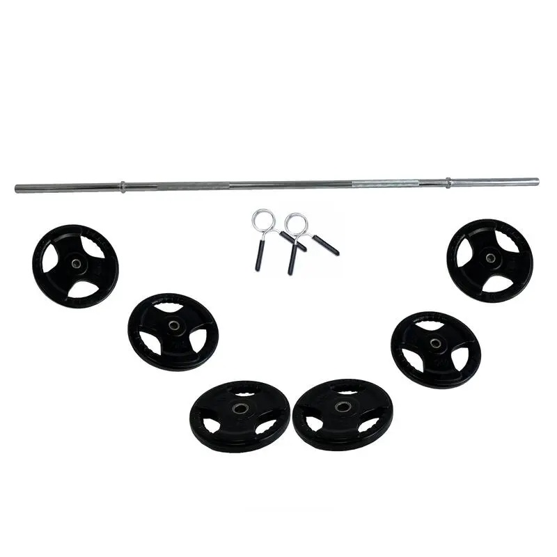 Kit Barra De Musculación + Discos 66 KG ( 25mm) VIMAS SPORT 3 Kit Barra De Musculación + Discos 66 KG ( 25mm) VIMAS SPORT