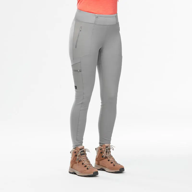 Forclaz LEGGINGS DE TREKKING Y VIAJE RESISTENTES - TRAVEL 500 - GRIS CLARO - MUJER 4 Forclaz LEGGINGS DE TREKKING Y VIAJE RESISTENTES - TRAVEL 500 - GRIS CLARO - MUJER - Imagen 2