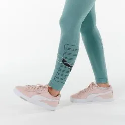 Leggings Fitness Puma Mujer Verde Algodón Largos -tienda de equipos de fitness leggings fitness puma mujer verde algodon largos 2