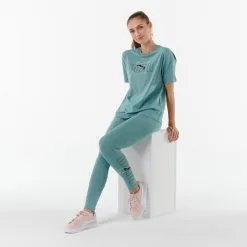 Leggings Fitness Puma Mujer Verde Algodón Largos -tienda de equipos de fitness leggings fitness puma mujer verde algodon largos 3