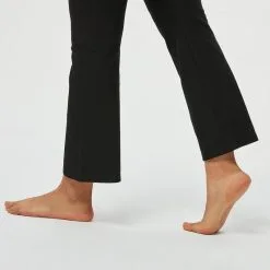 Leggings Mallas De Fitness Bajos Rectos Mujer Domyos Negro -tienda de equipos de fitness leggings mallas de fitness bajos rectos mujer domyos negro 3