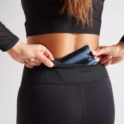 Leggings Mallas Fitness Largas Talle Alto Mujer Domyos Negro -tienda de equipos de fitness leggings mallas fitness largas talle alto mujer domyos negro 2