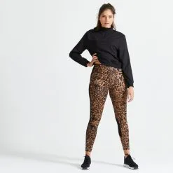 Domyos Leggings Mallas Fitness Largos Talle Alto 120 Mujer Animal Print 10 Domyos Leggings Mallas Fitness Largos Talle Alto 120 Mujer Animal Print -tienda de equipos de fitness leggings mallas fitness largos talle alto 120 mujer animal print 2